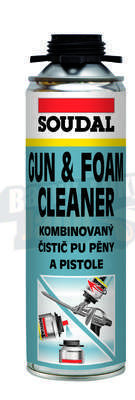 Čistič PU pěny a pistole 500ml Soudal