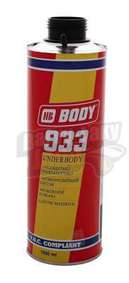Nástřik na spodky aut s voskem Body 933 1l 