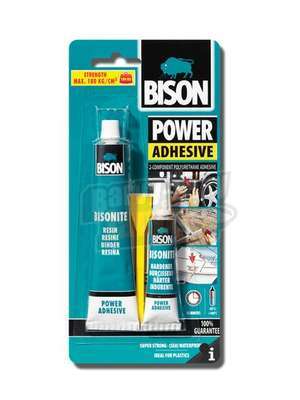 Lepidlo na tvrdý plast pro extrémně pevné spoje Bison 65ml