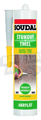Štukový tmel 310ml Soudal