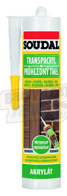 Průhledný přetíratelný tmel Transpacryl 310ml