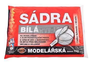 Sádra bílá