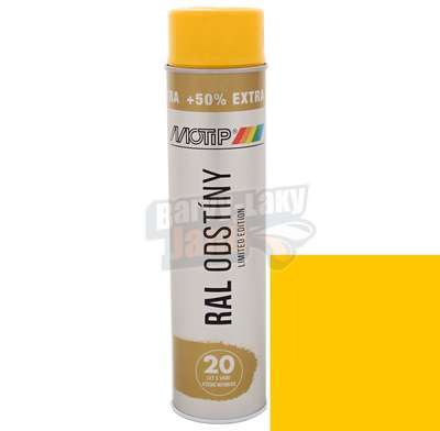 RAL 1021 ve spreji 600ml Lesk Motip