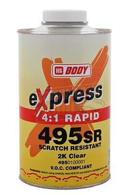 Lak na metalízu  Body 495 MATT Express 4:1 1l
