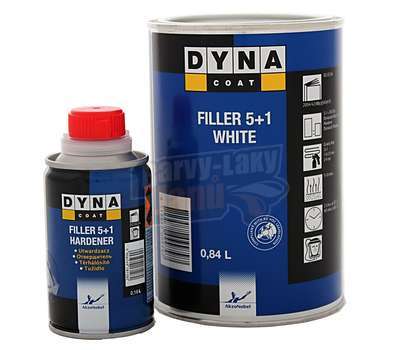 Plnič na auto Bílý 5+1 sada s tužidlem 1l Dyna