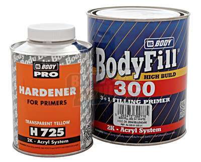 Plnič na auto Body 3+1 sada Bílý 1l