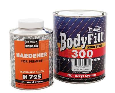 Plnič na auto Body 3+1 sada Černý 1l