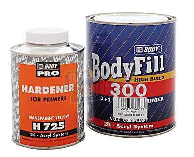 Plnič na auto Body 3+1 sada Červený 1l