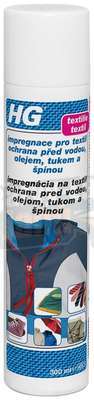 HG Impregnace pro textil ochrana před vodou, olejem, tukem a špínou 300ml