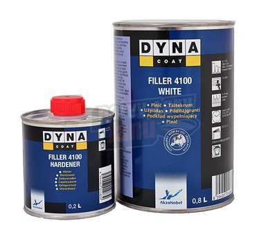 Plnič na auto Bílý 4100 sada s tužidlem 1l Dyna