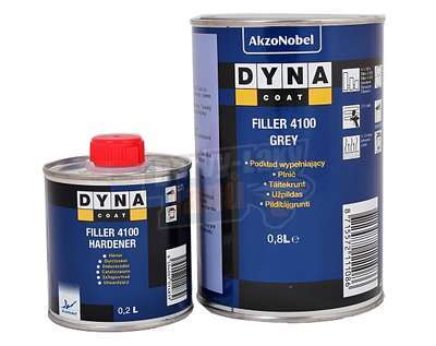 Plnič na auto Šedý 4100 sada s tužidlem 1l Dyna