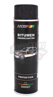 Barva na spodek auta ve spreji 500ml Motip