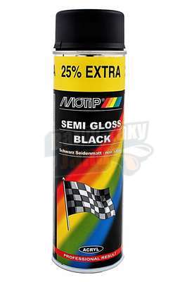 RAL 9005 ve spreji 500ml Polomatný Motip