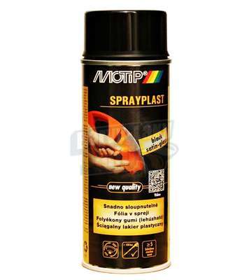 Plasti Dip ve spreji Černý Pololesk Motip 400ml