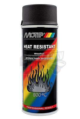 Žáruvzdorná barva ve spreji  Antracitová do 800°C 400ml