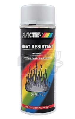 Žáruvzdorná barva ve spreji Stříbrná do 800°C 400ml