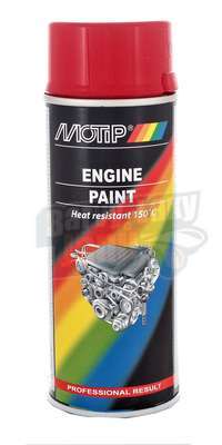 Barva na motory ve spreji Červená lesklá 400ml Motip