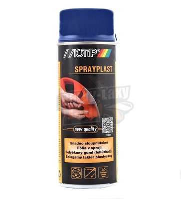 Plasti Dip ve spreji Modrý satén Motip 400ml