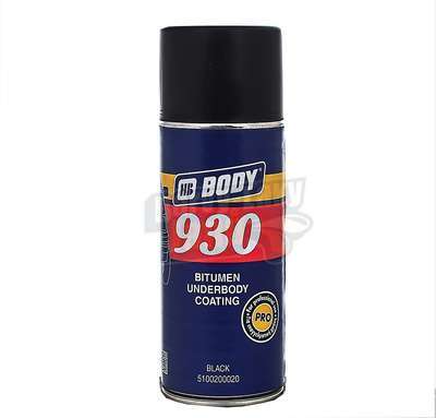 Barva na spodek auta Černá Body 930 ve spreji 400ml