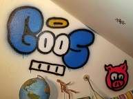 Graffiti v dětském pokoji