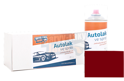 Sprej na motorku Jawa 400ml Tmavá červená