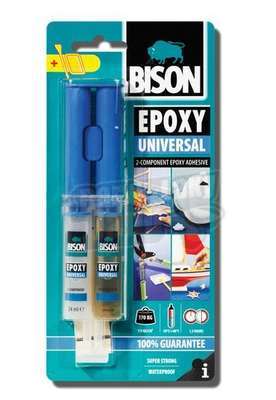 Univerzální epoxidové lepidlo s vysokou pevností Bison 24ml