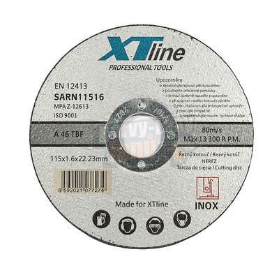 Kotouč řezný na ocel a nerez 115x1,6x22
