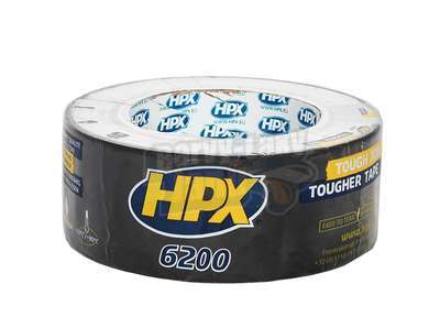 Neprobrousitelná páska tkaná HPX černá 48mmx25m