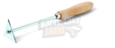 Škrabka na barvu trojúhelníková TOCO