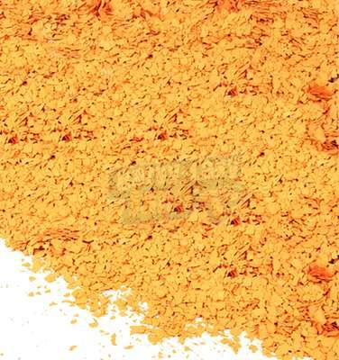 Dekorativní vločky Oranžové 50g