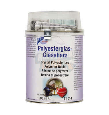 Čirá křišťálová odlévací pryskyřice 500ml s tvrdidlem