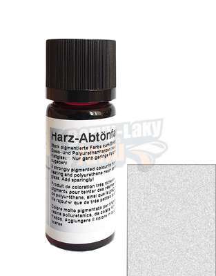 Barva do pryskyřice metalická 8,5ml Stříbrná