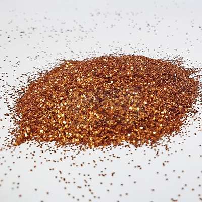 Třpytky brokátové měděné 50g