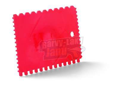 Špachtle plastová zubová 9 x 13cm