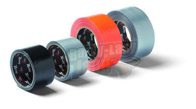 Páska textilní Stříbrná/Černá 10m