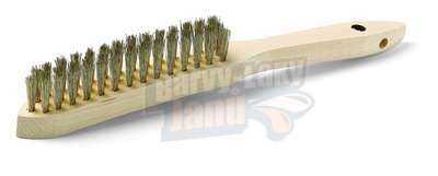 Kartáč drátěný pomosazený 4 řadý Tom W