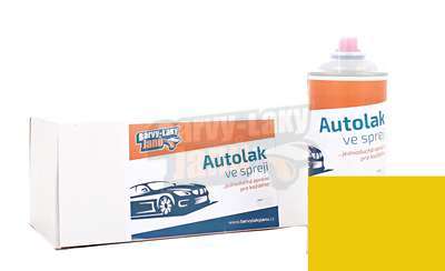 Sprej na motorku Jawa 2K s tužidlem Žlutá 380ml