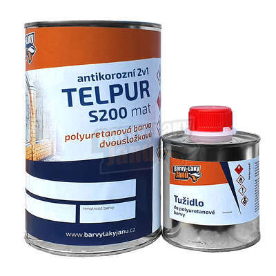 Polyuretanová barva 2v1 RAL 9018 Bílá papyrus s tužidlem Matná