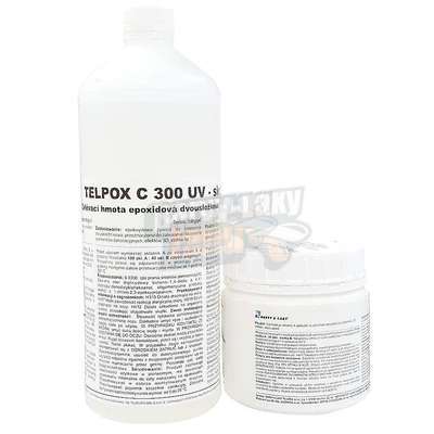 Čirá epoxidová pryskyřice pro vylévání Telpox C300