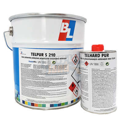 Polyuretanová barva 2v1 RAL 8002 Hnědá signální s tužidlem Pololesklá