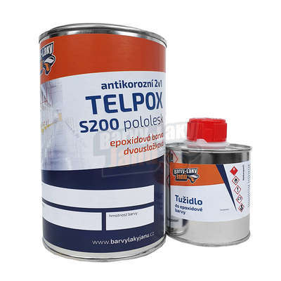 Epoxidová barva 2v1 na beton a kov RAL 6014 Zelená oliva Pololesklá