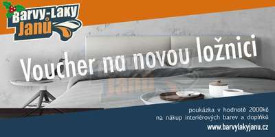 Voucher na novou ložnici 500 Kč