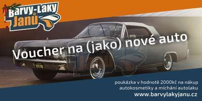 Voucher na (jako) nové auto 2000 Kč