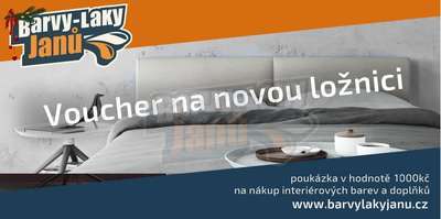 Voucher na novou ložnici 1000 Kč