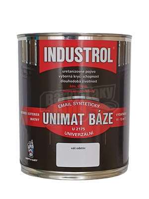 Vrchní barva na dřevo a kov Matná