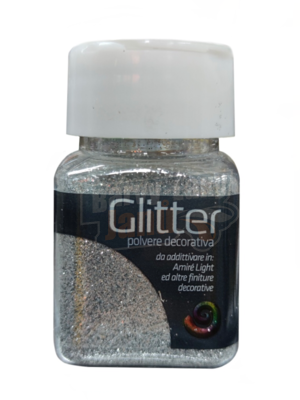 Třpytky Brokát Glitter Argento 30g Stříbrný