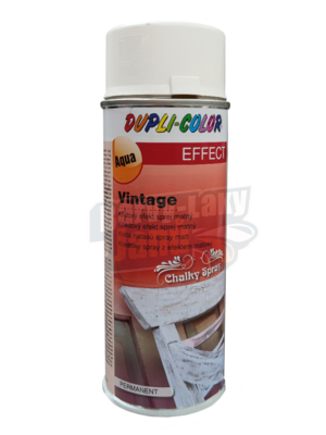 Křídová barva ve spreji Bílá taiga