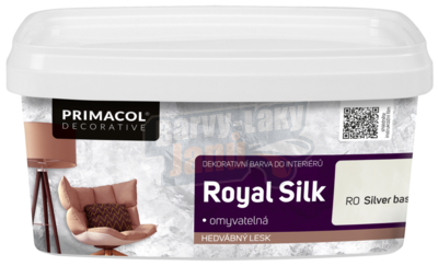 Luxusní dekorační barva Royal Silk 1l se stříbrným efektem