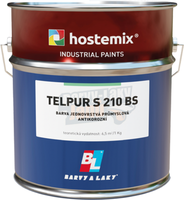 Polyuretanová kovářská barva Telpur S210 BS 4,2kg + tužidlo 