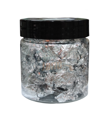 Stříbrná fólie do epoxidové pryskyřice / kousky